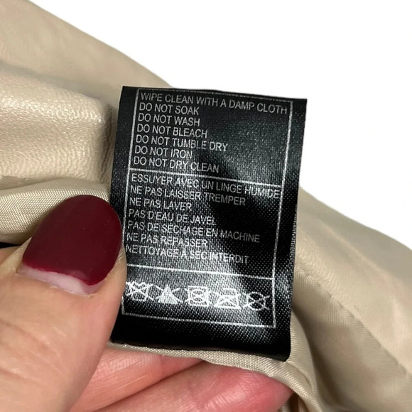 Jack • Moto Faux Leather Asymmetrical Zip Jacket - Picture 8 of 8